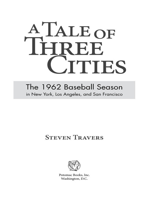 Title details for A Tale of Three Cities by Steven Travers - Wait list